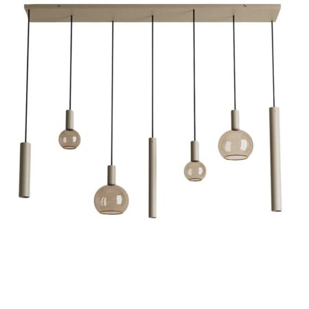 Hanglamp Riva recht Quartz | ZTAHL