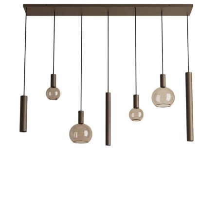 Hanglamp Riva recht platinum | ZTAHL