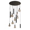 Hanglamp Riva rond 8 lichts zwart | ZTAHL