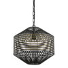Hanglamp Selena antiek brons + mat zwart |