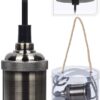 Hanglamp houder fitting 8cm platinum | Home & Styling