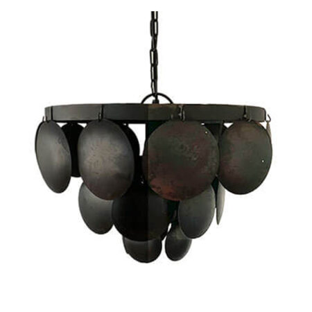 Hanglamp zwart schijf M 2275 | Hoogendam