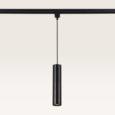 Hangspot Belano notte nera m - GU10-fitting - Ontworpen voor 1-fase railsysteem - Zwart - Railspot - IP20 voor binnen | LUSENZ