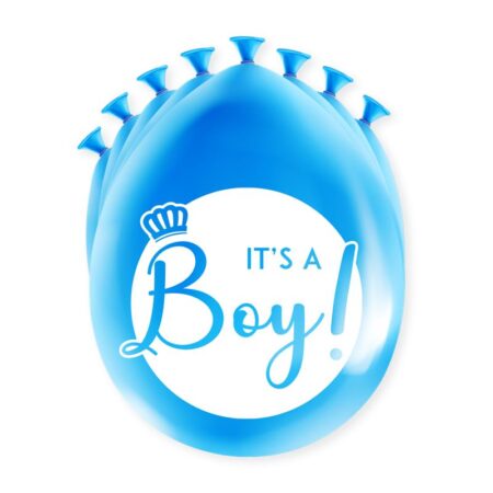 Happy party ballon - It's a boy 8 st | Paperdreams