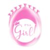Happy party ballon - It's a girl 8 st | Paperdreams