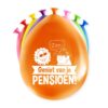 Happy party ballon - Pensioen 8st | Paperdreams