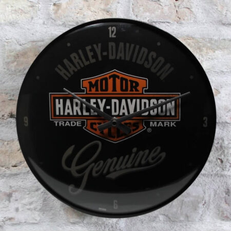 Harley Davidson wandklok Genuine | Nostalgic Art