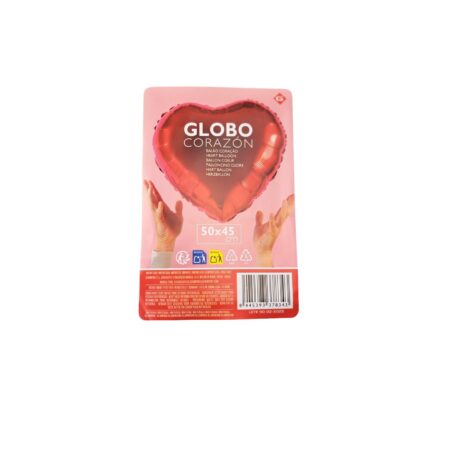 Hart ballon 50x45 cm | Merkloos