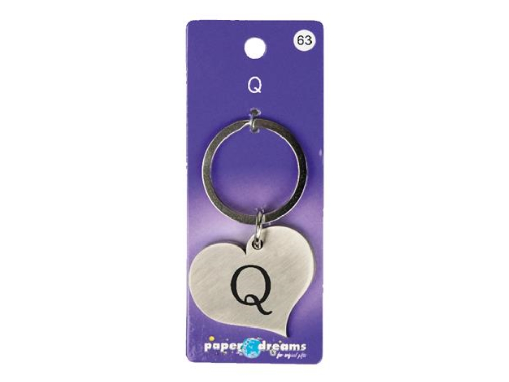 Hart sleutelhanger - Q | Paperdreams
