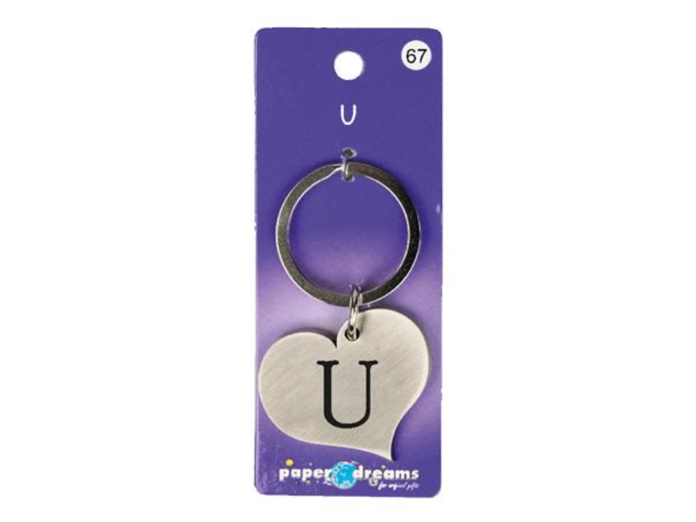 Hart sleutelhanger - U | Paperdreams