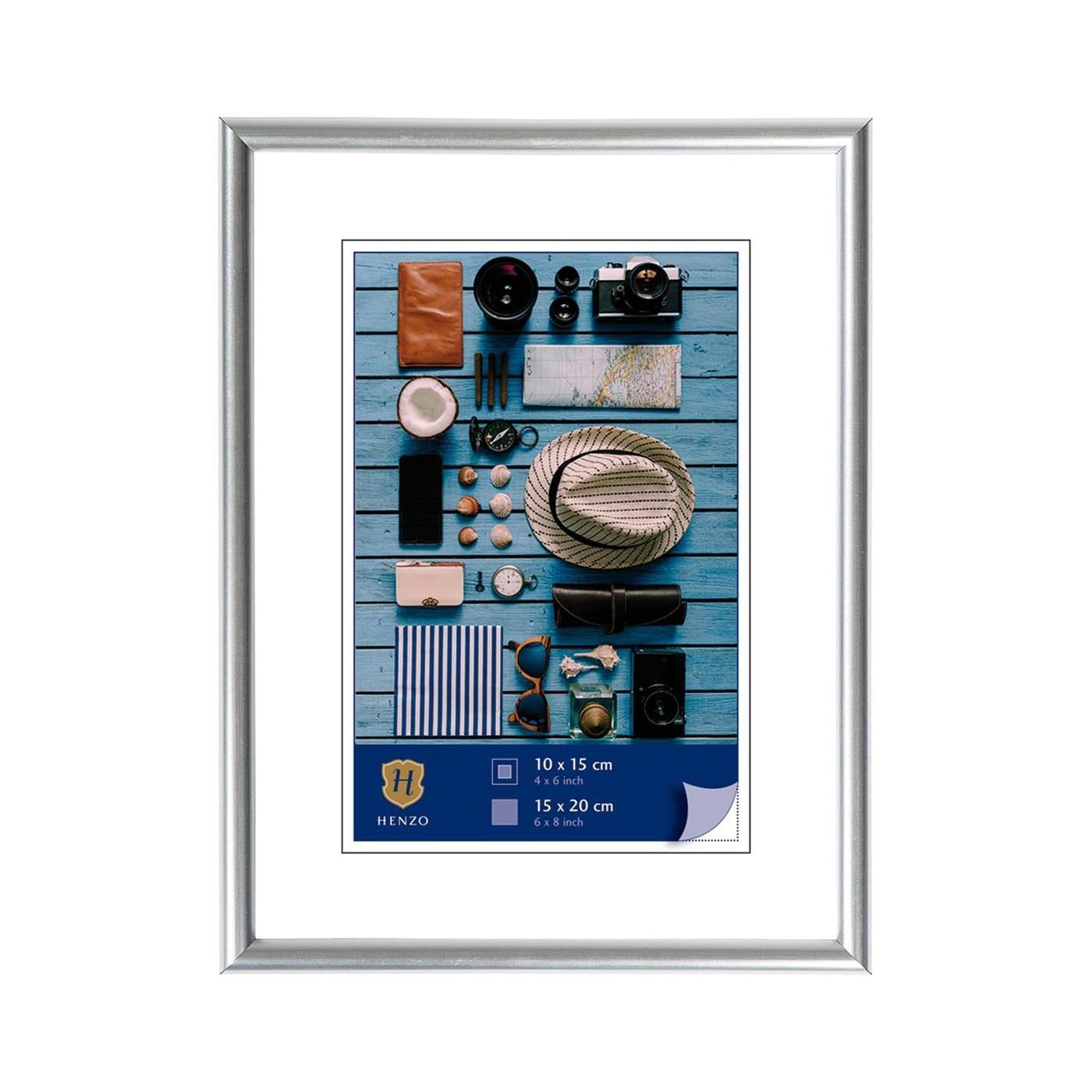 Henzo fotolijst napoli 15x20cm zilver | Henzo