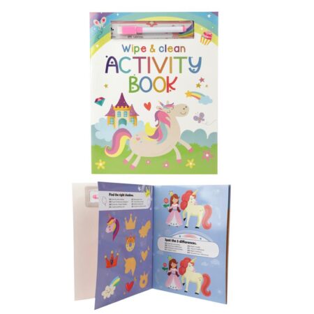 Herbruikbaar activiteitenboek Eenhoorn | Toi-Toys