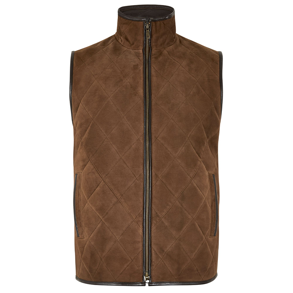Heren Bodywarmer Bellamont Walnut | Dubarry