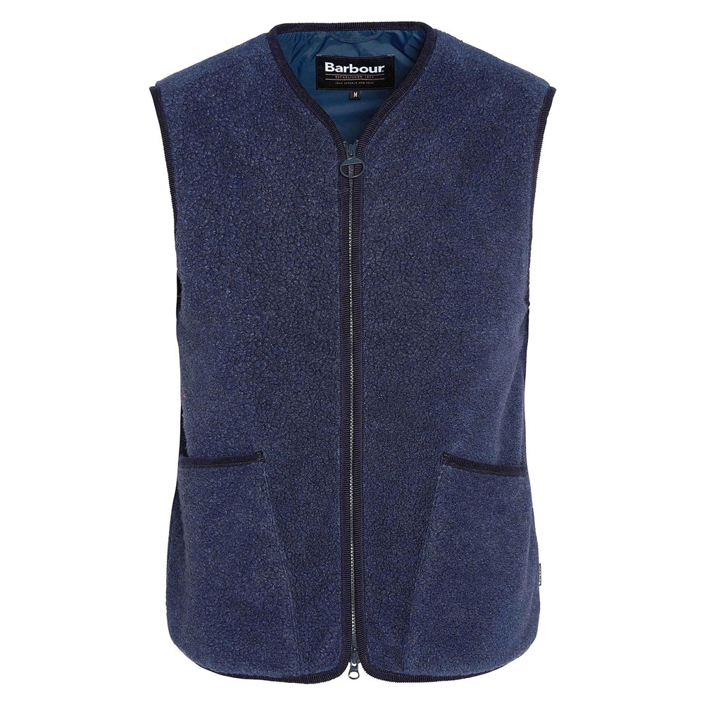 Heren Fleece Bodywarmer Liddesdale Navy | Barbour