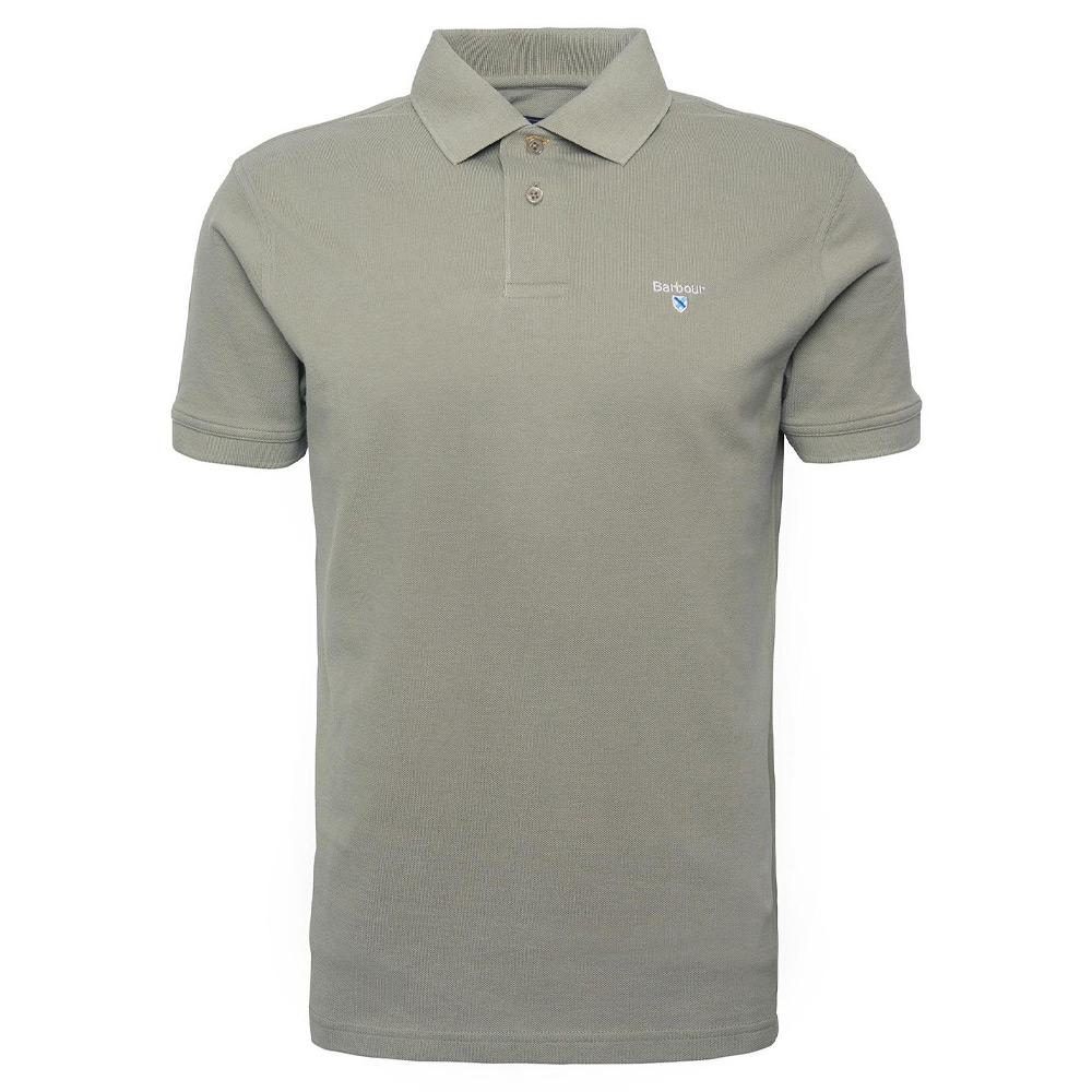 Heren Polo Sports Dusty Green | Barbour