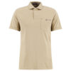 Heren Polo Tailored Premium Corpatch Washed Stone | Barbour