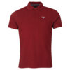 Heren Polo Tartan Pique Wine | Barbour