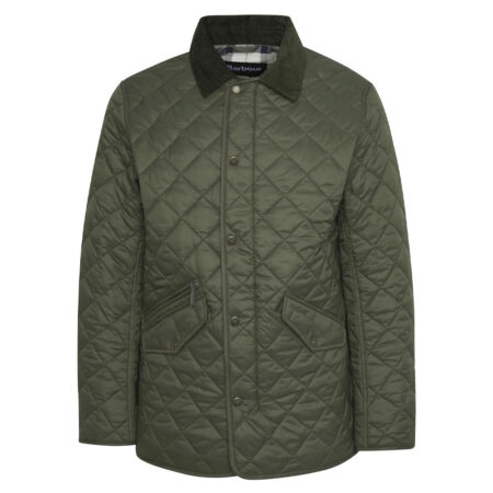 Heren Quilt Modern Chelsea Uniform Green | Barbour