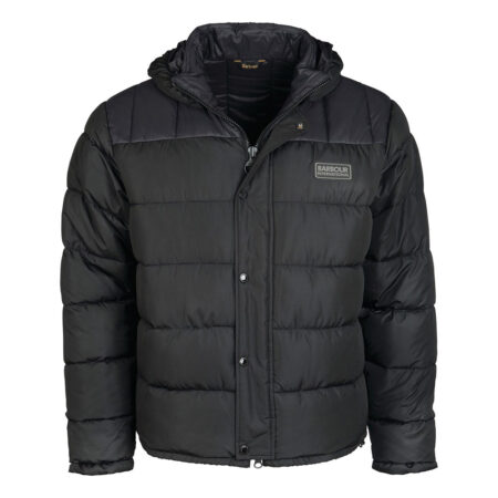 Heren Quilt Peak Baffle black | Barbour International