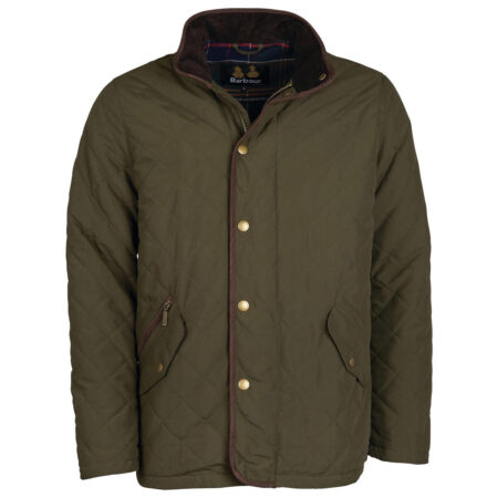 Heren Quilt Shoveler Waterproof dk olive | Barbour