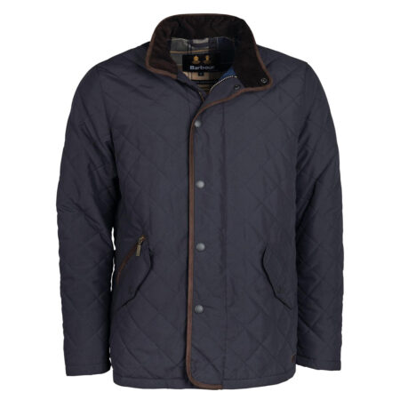Heren Quilt Shoveler Waterproof navy | Barbour