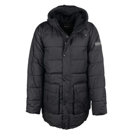 Heren Quilt Storm Fog black | Barbour International