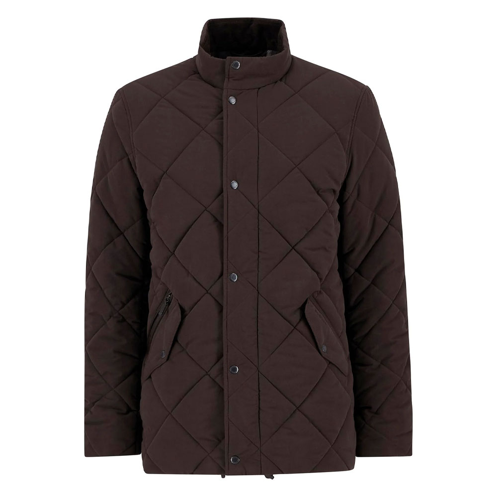 Heren Quilt Winter Chelsea Black Oak | Barbour