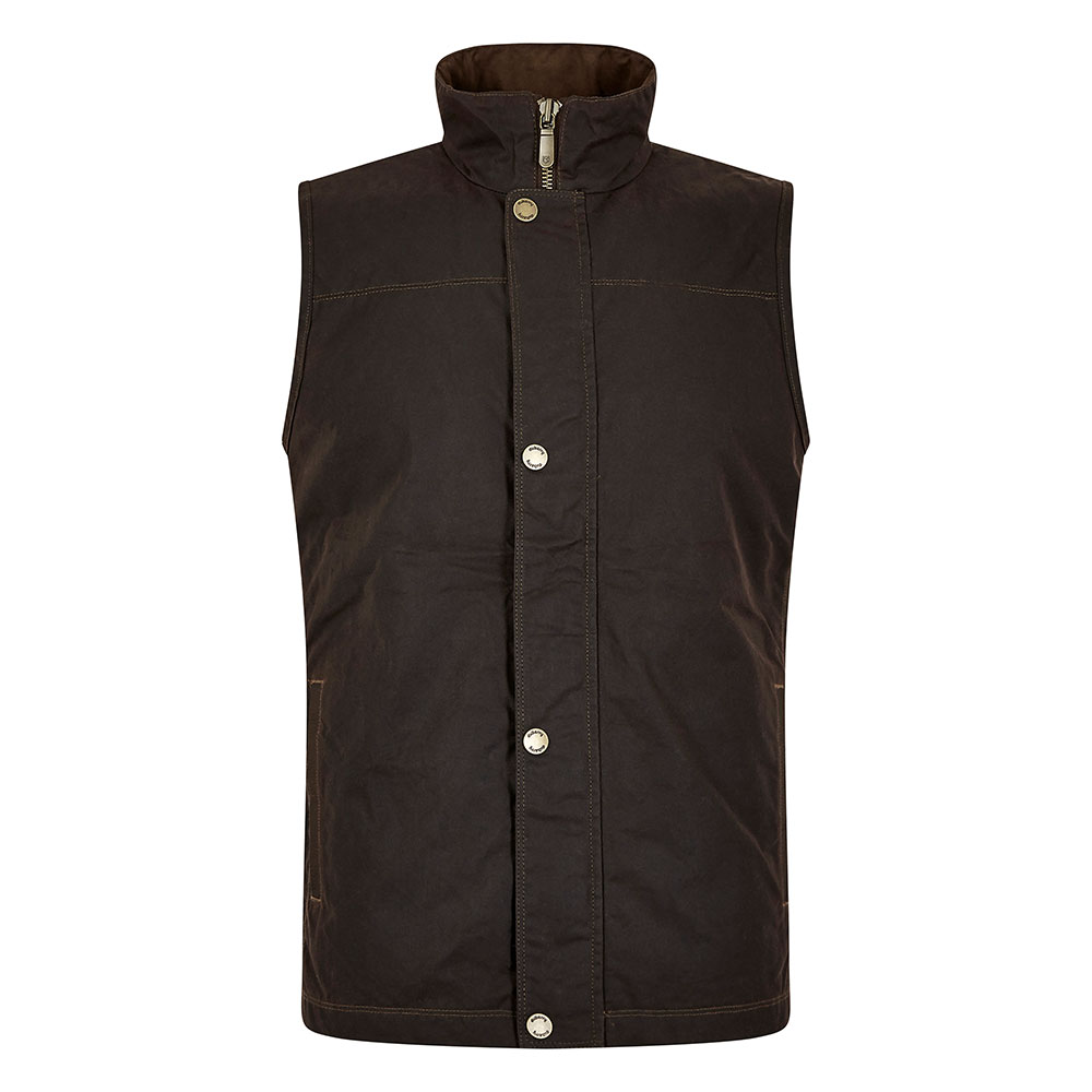 Heren Wax Bodywarmer Mayfly Java | Dubarry