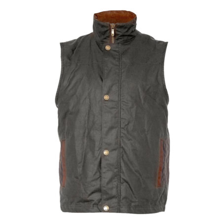 Heren Wax Bodywarmer Mayfly Olive | Dubarry