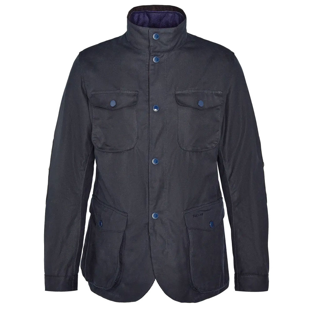 Heren Waxjas Ogston Navy | Barbour