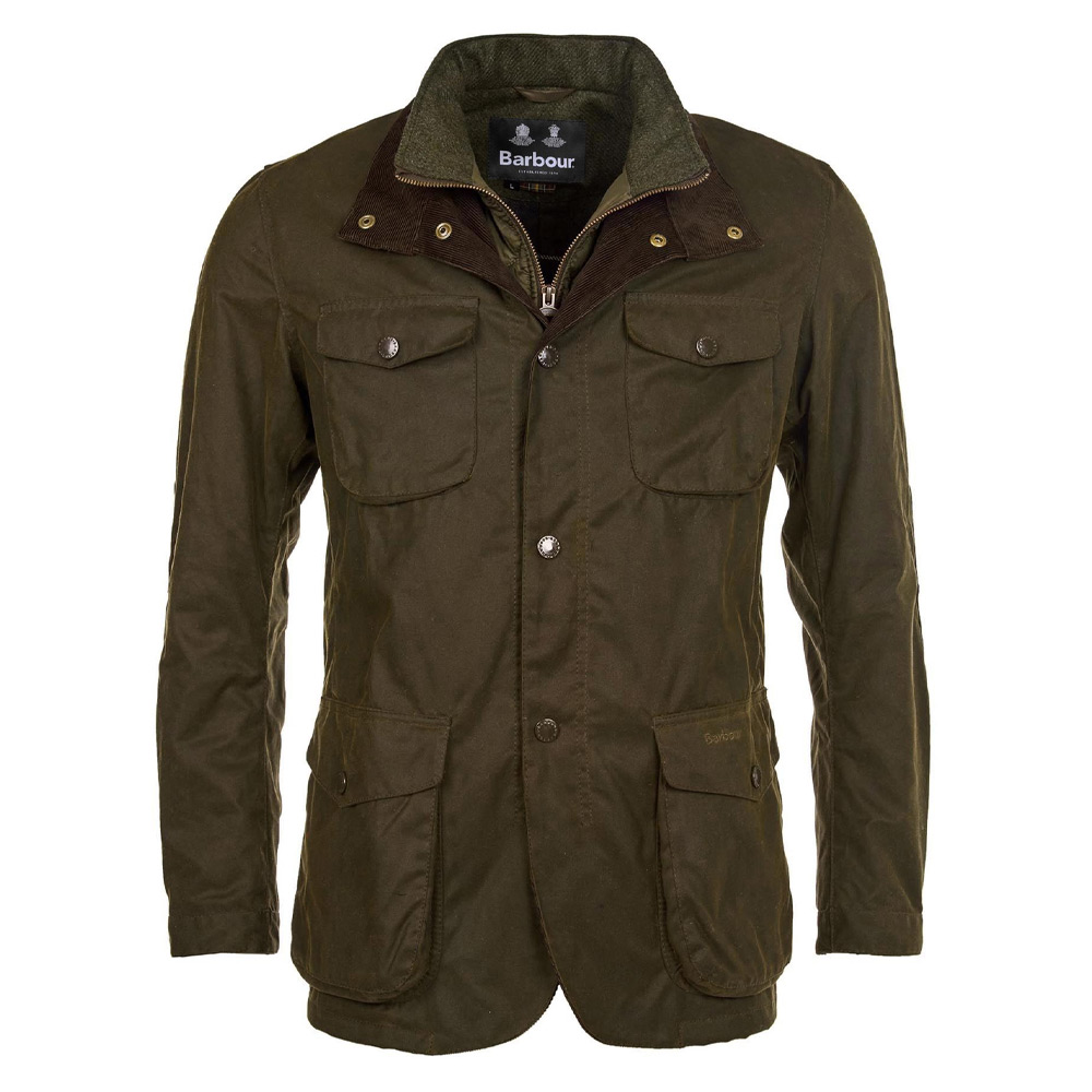 Heren Waxjas Ogston Olive | Barbour