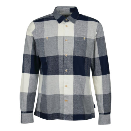 Heren blouse Alberta navy | Barbour