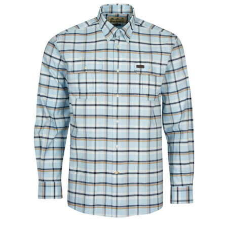 Heren blouse Barton Coolmax Sky | Barbour