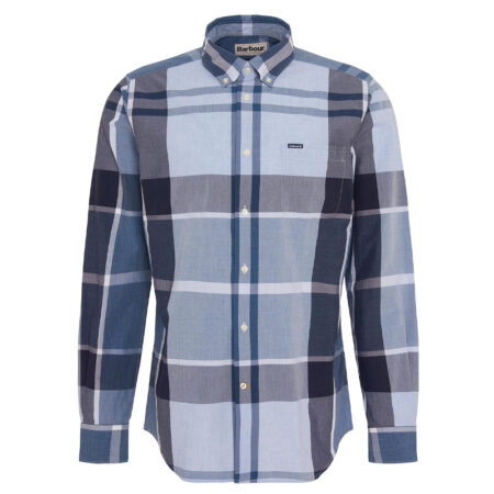 Heren blouse Harris Tailored Berwick Blue | Barbour