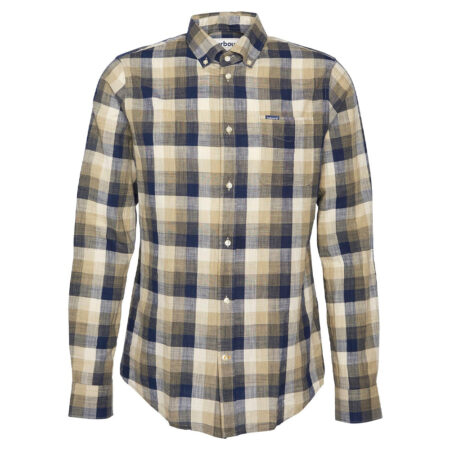 Heren blouse Hillroad Tailored Olive | Barbour