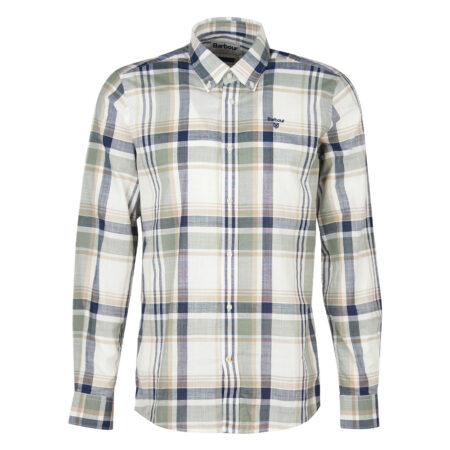 Heren blouse Kidd Tailored Olive | Barbour