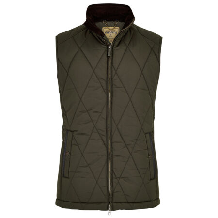 Heren bodywarmer Colamber Olive | Dubarry