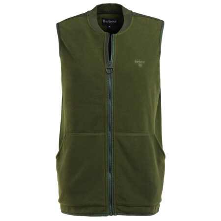 Heren bodywarmer Lowland Fleece Olive | Barbour