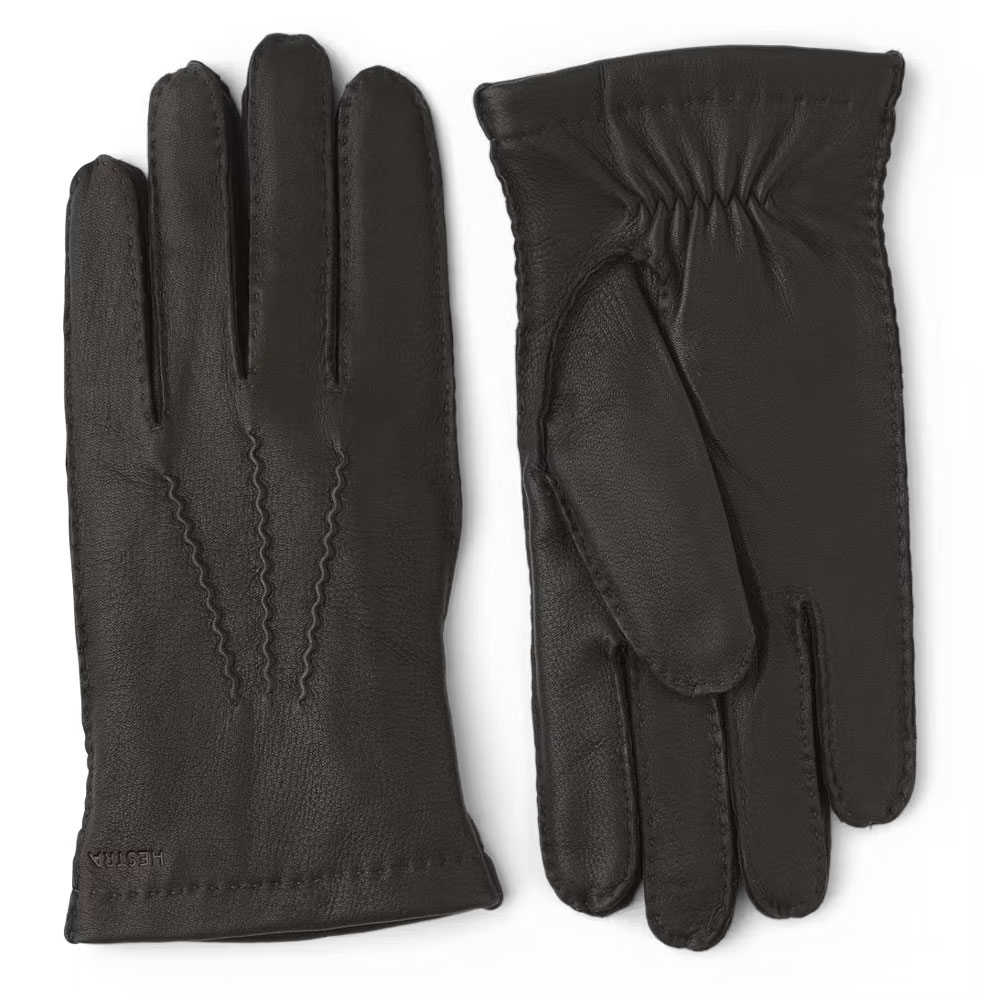 Heren handschoen Matthew Dark Brown | Hestra