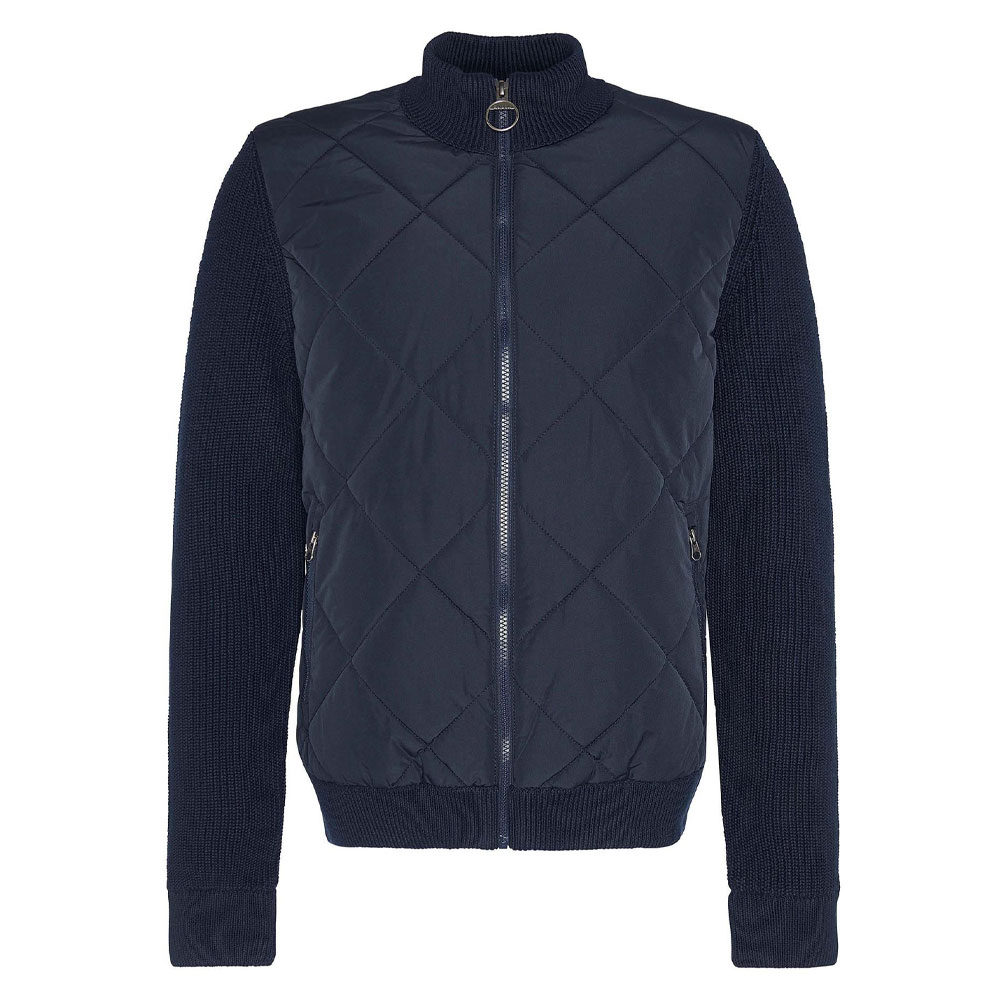 Heren vest Newland Zip Through Navy | Barbour