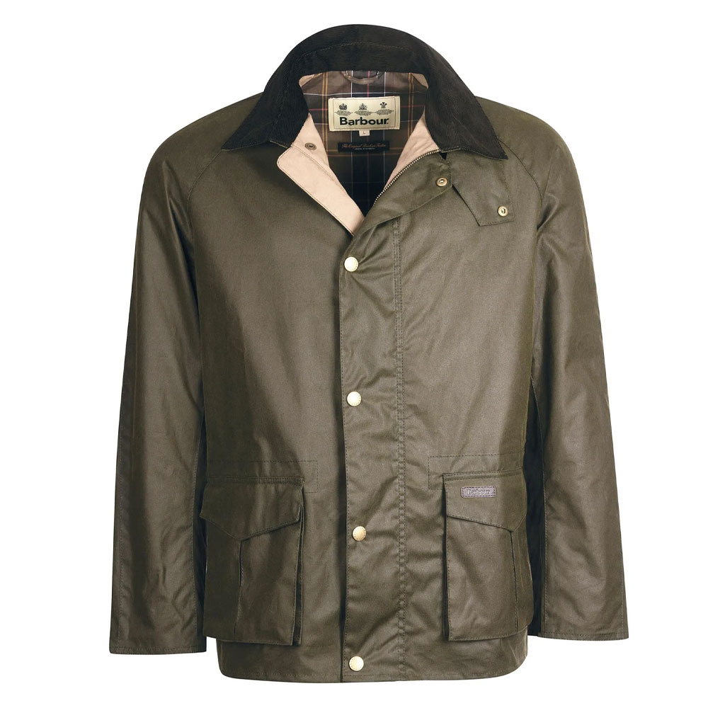 Heren waxjas Amblewood Archive Olive | Barbour