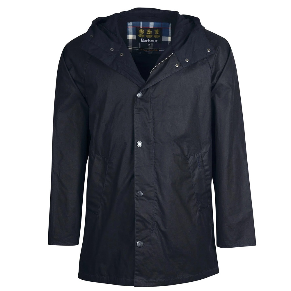 Heren waxjas Breswell Navy | Barbour