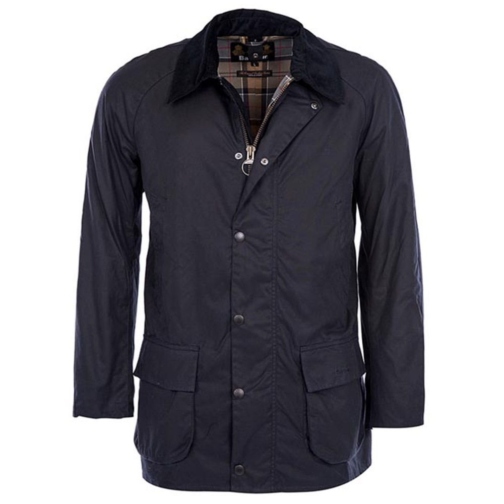 Heren waxjas Bristol Zwart | Barbour