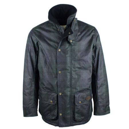 Heren waxjas Chelsea Blackwatch | Oxford Blue