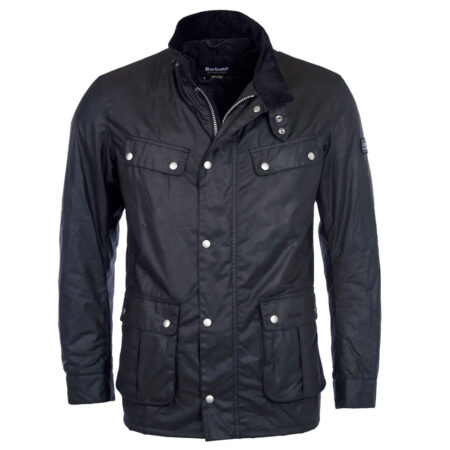 Heren waxjas Duke black | Barbour International