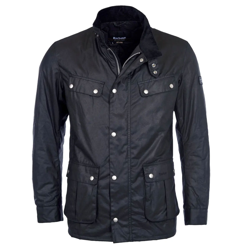 Heren waxjas Duke black | Barbour International