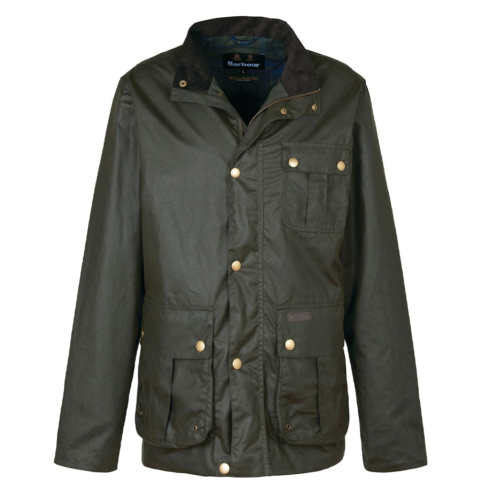 Heren waxjas Dunlin Olive Classic | Barbour