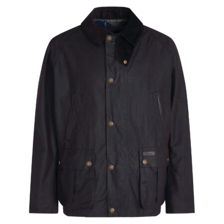 Heren waxjas Halton Rustic Brown | Barbour