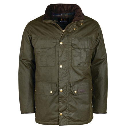 Heren waxjas Malcolm Olive | Barbour