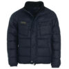 Heren waxjas Transmission Hoxton Baffle Night sky | Barbour International